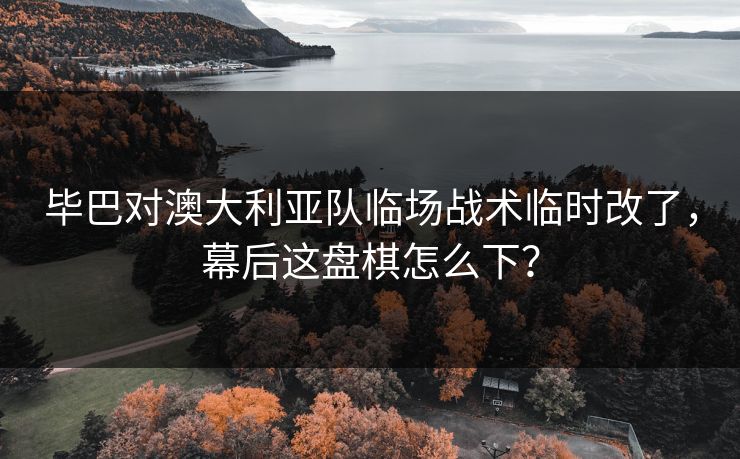 毕巴对澳大利亚队临场战术临时改了,幕后这盘棋怎么下? 毕巴对澳大利亚队临场战术临时改了,幕后这盘棋怎么下?